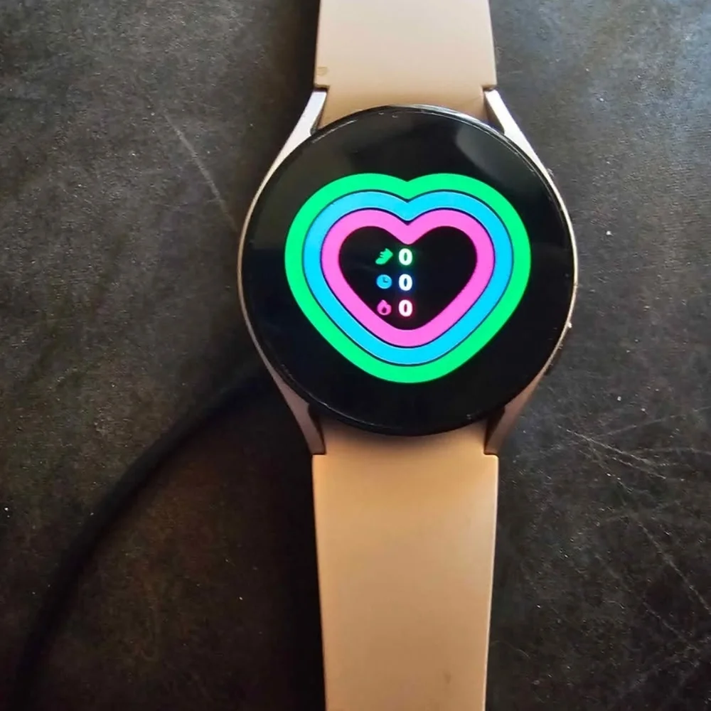 Samsung Smartwatch with Beige Band